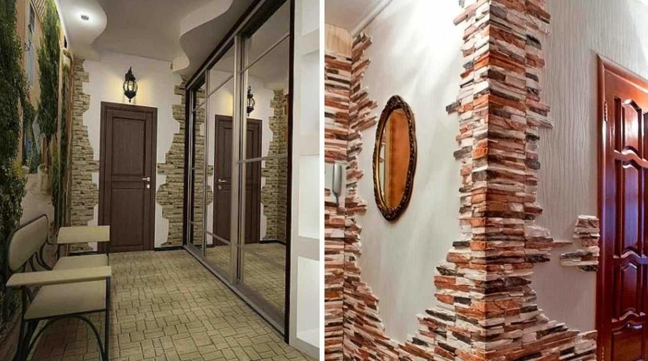 Стены в прихожей: виды отделки, цвет, дизайн и декор, идеи для маленького коридора