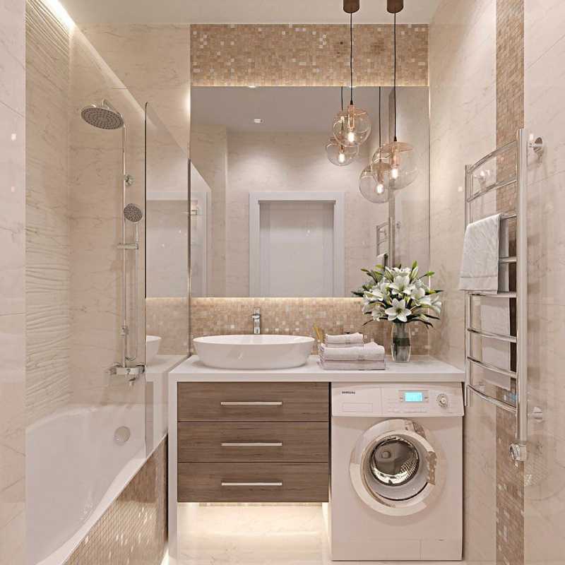 Дизайн маленькой ванной комнаты: красивые, модные и современные .