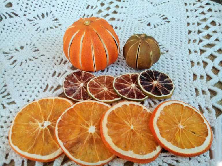 Как быстро высушить апельсины для декора