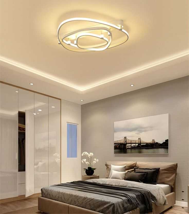 Люстры в спальню в современном стиле фото под натяжной потолок