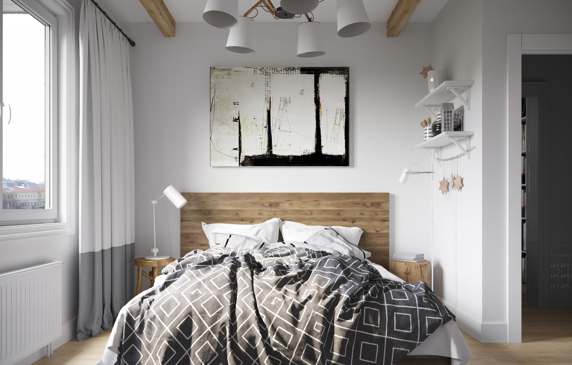 🛏 спальня в скандинавском стиле: дизайн и планировка