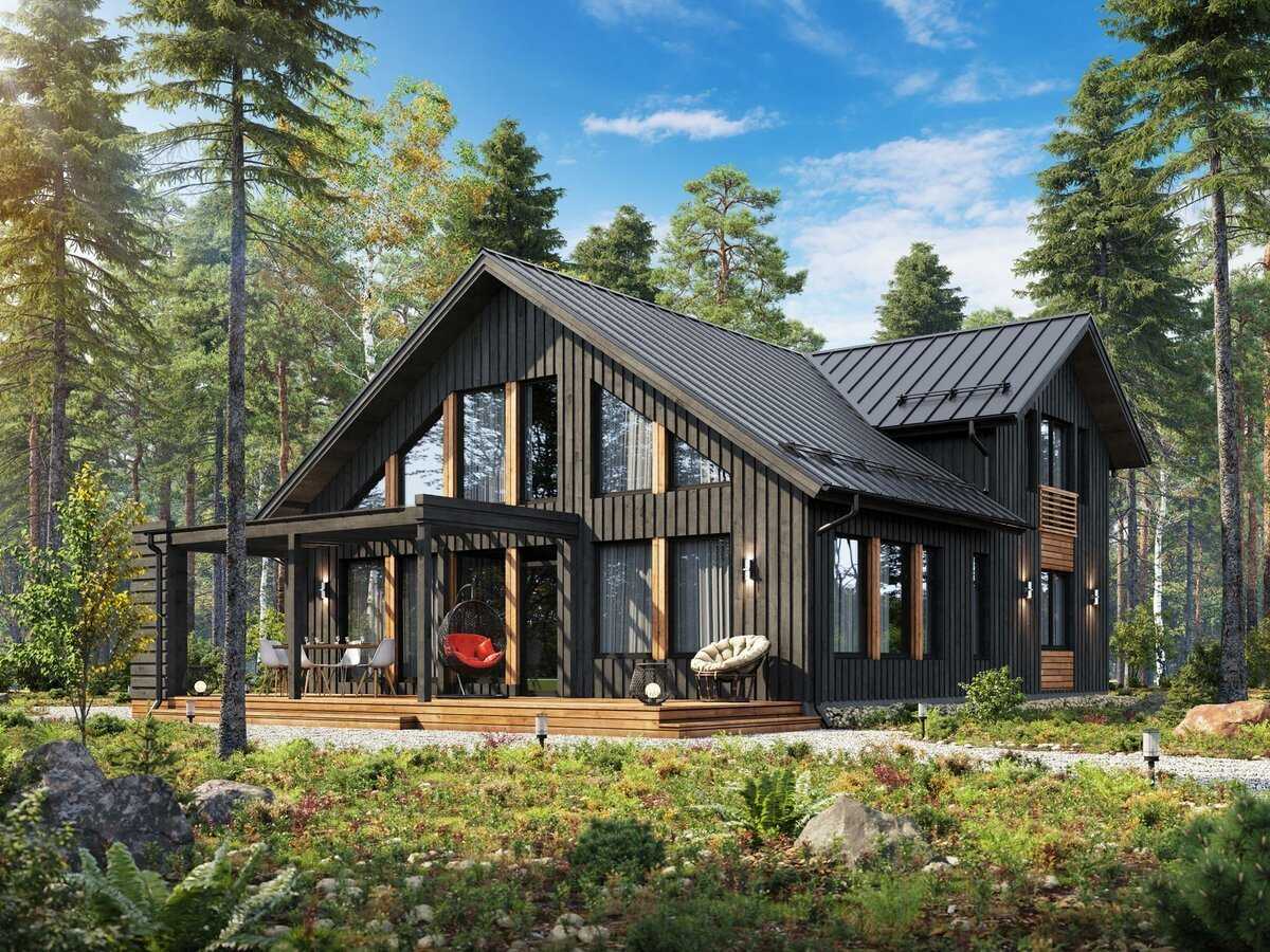 дом в скандинавском стиле реальное фото