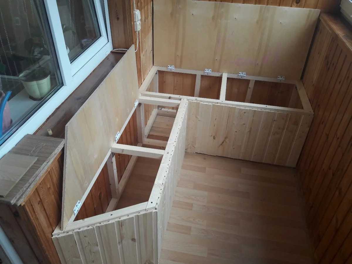 Скамья сундук для балкона. скамейка с ящиком для хранения на балкон — удобно и функционально!