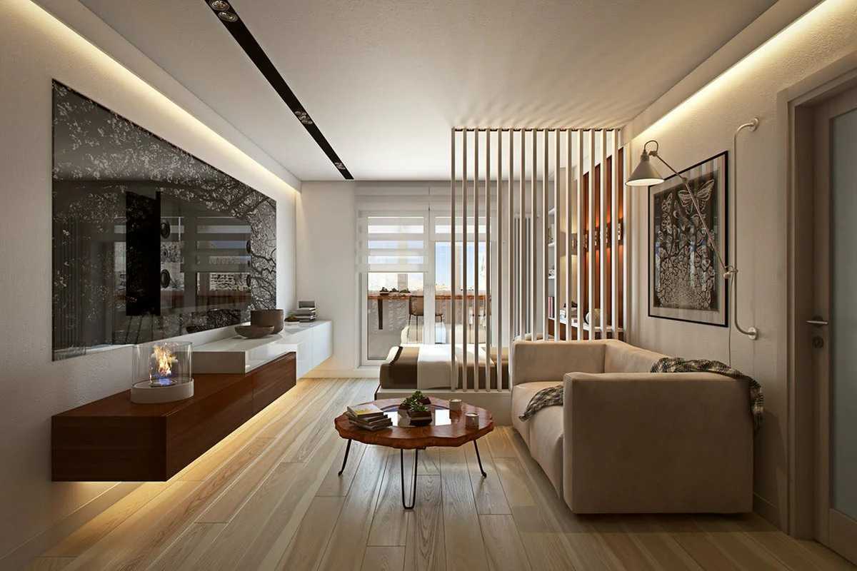Дизайн однокомнатной квартиры 38 кв м фото в современном стиле