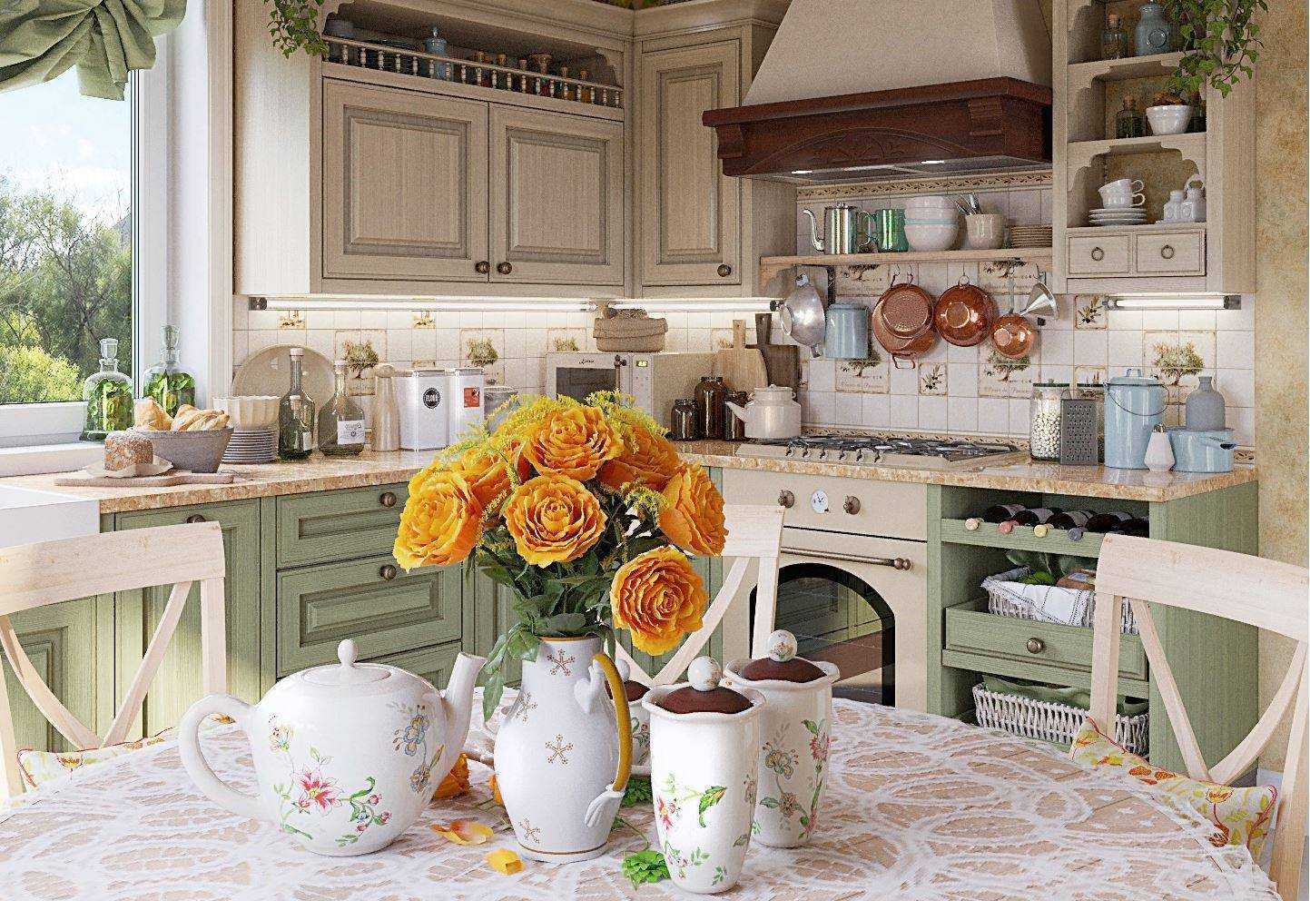 Кухня в стиле прованс – фото реальных интерьеров Идеи дизайна, советы по ремонту и отделке