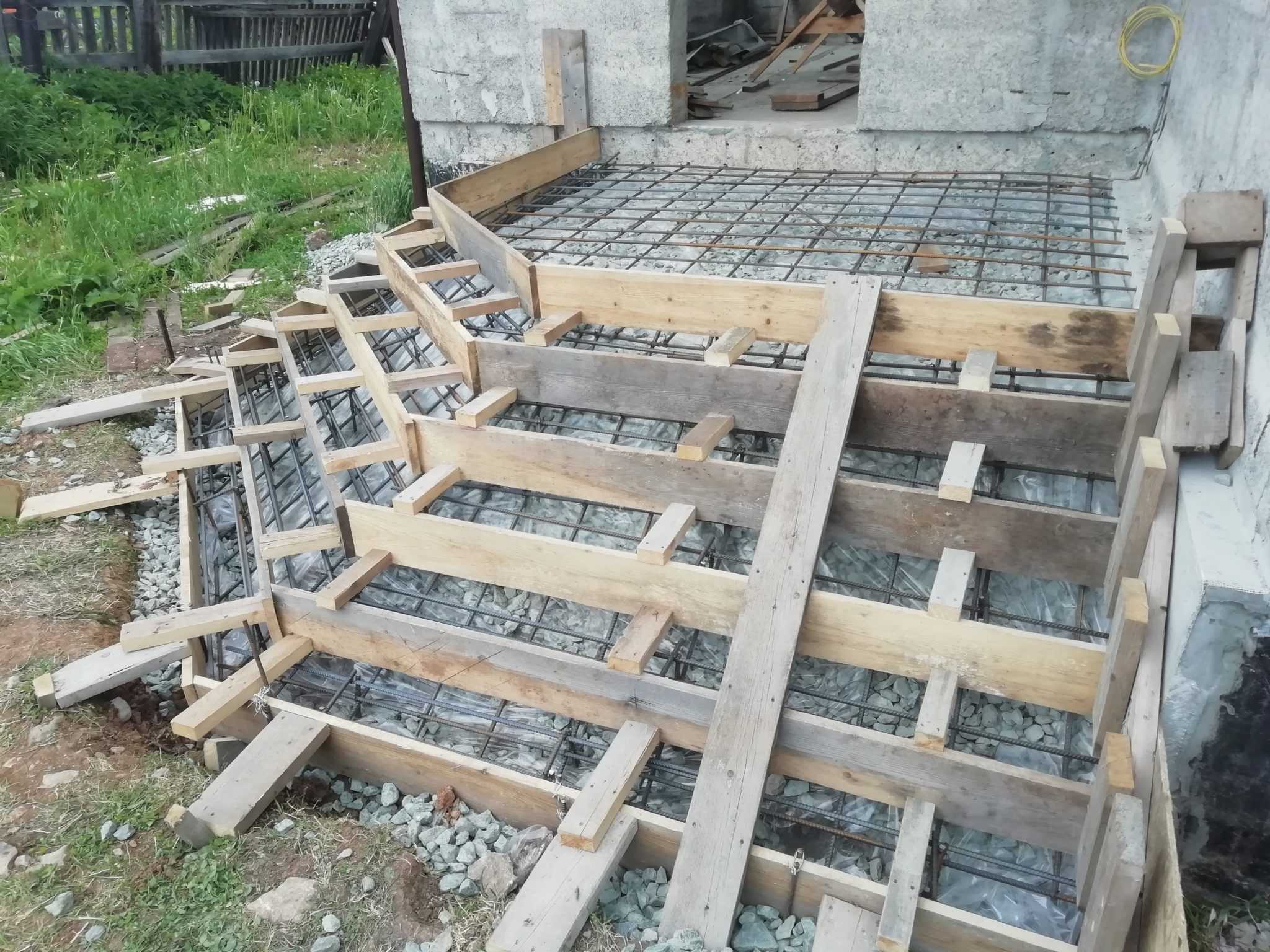 Крыльцо из бетона своими руками: пошаговая технология, фото и видео инструкция, схемы