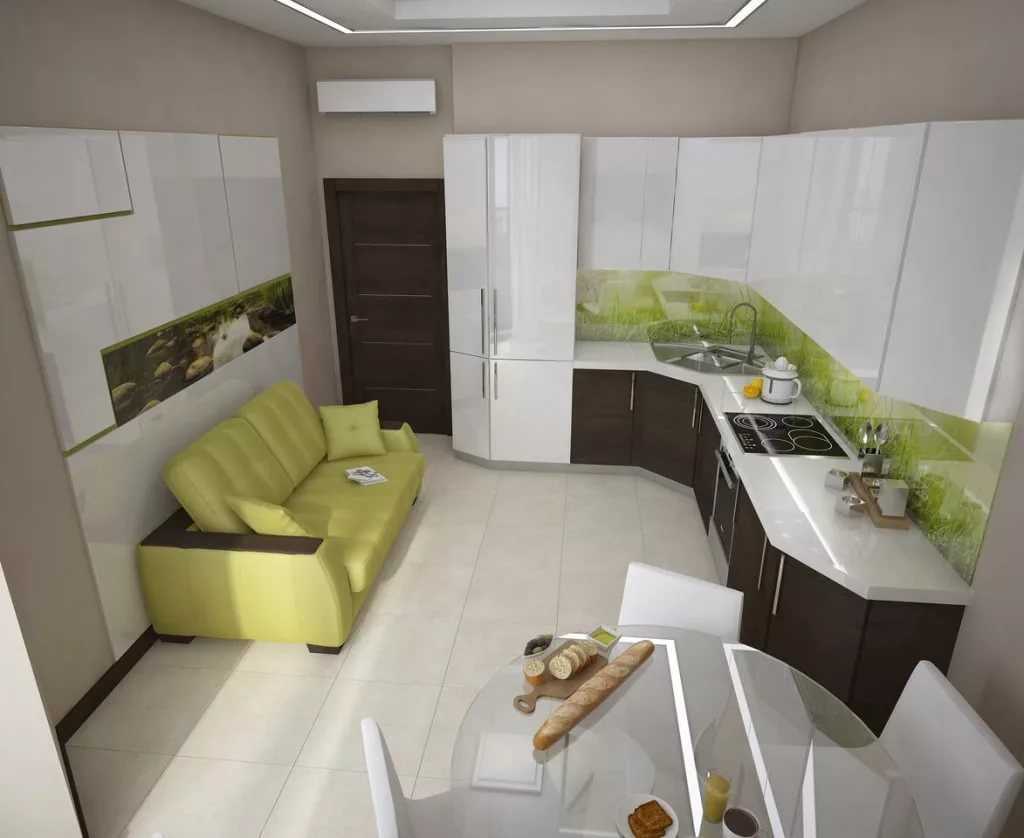 Кухня гостиная 15 кв м: варианты планировки и дизайн с диваном, примеры .