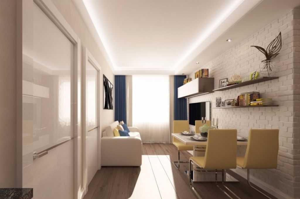 Дизайн квартиры 60 кв. м: решения для пар и семей с детьми