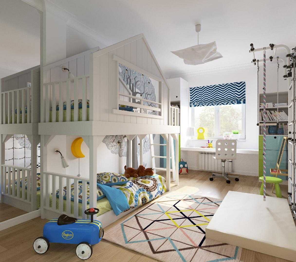 Фото детской комнаты для мальчика 5 лет
