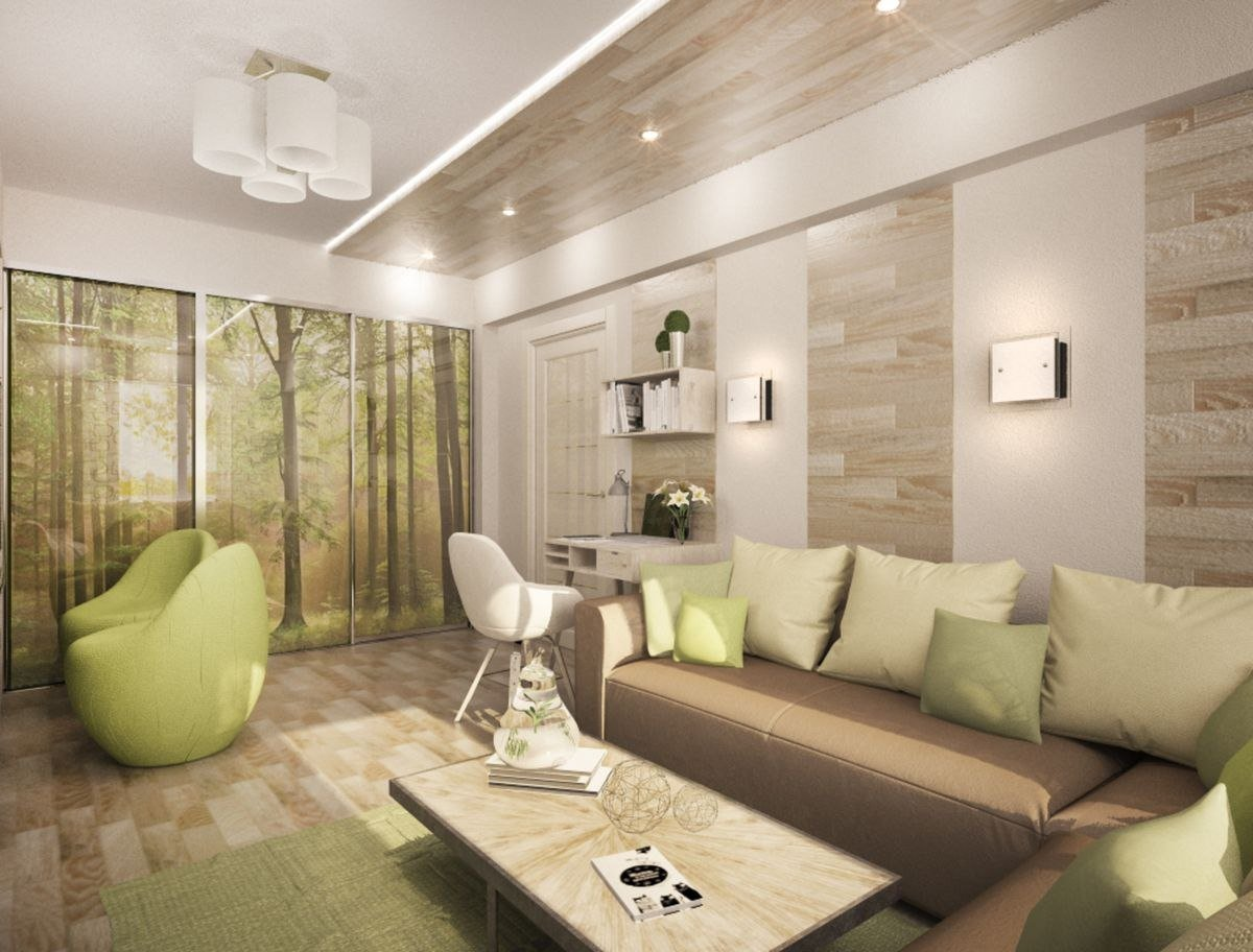 Современный дизайн однокомнатной квартиры: 13 лучших проектов