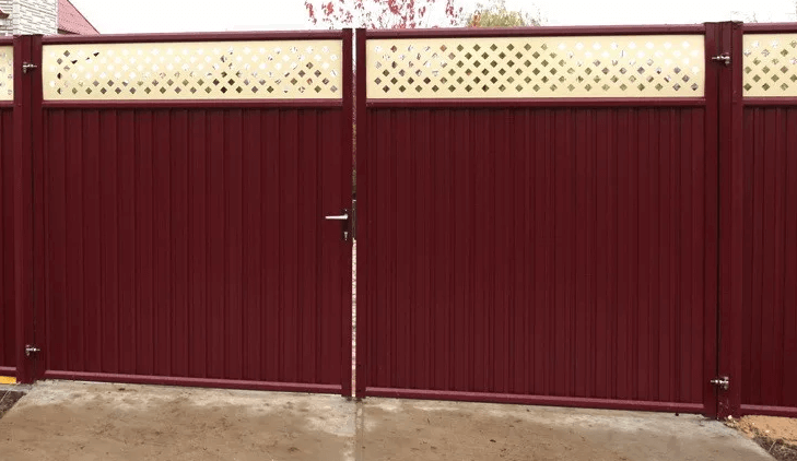 Распашные ворота – изготовление и установка своими силами