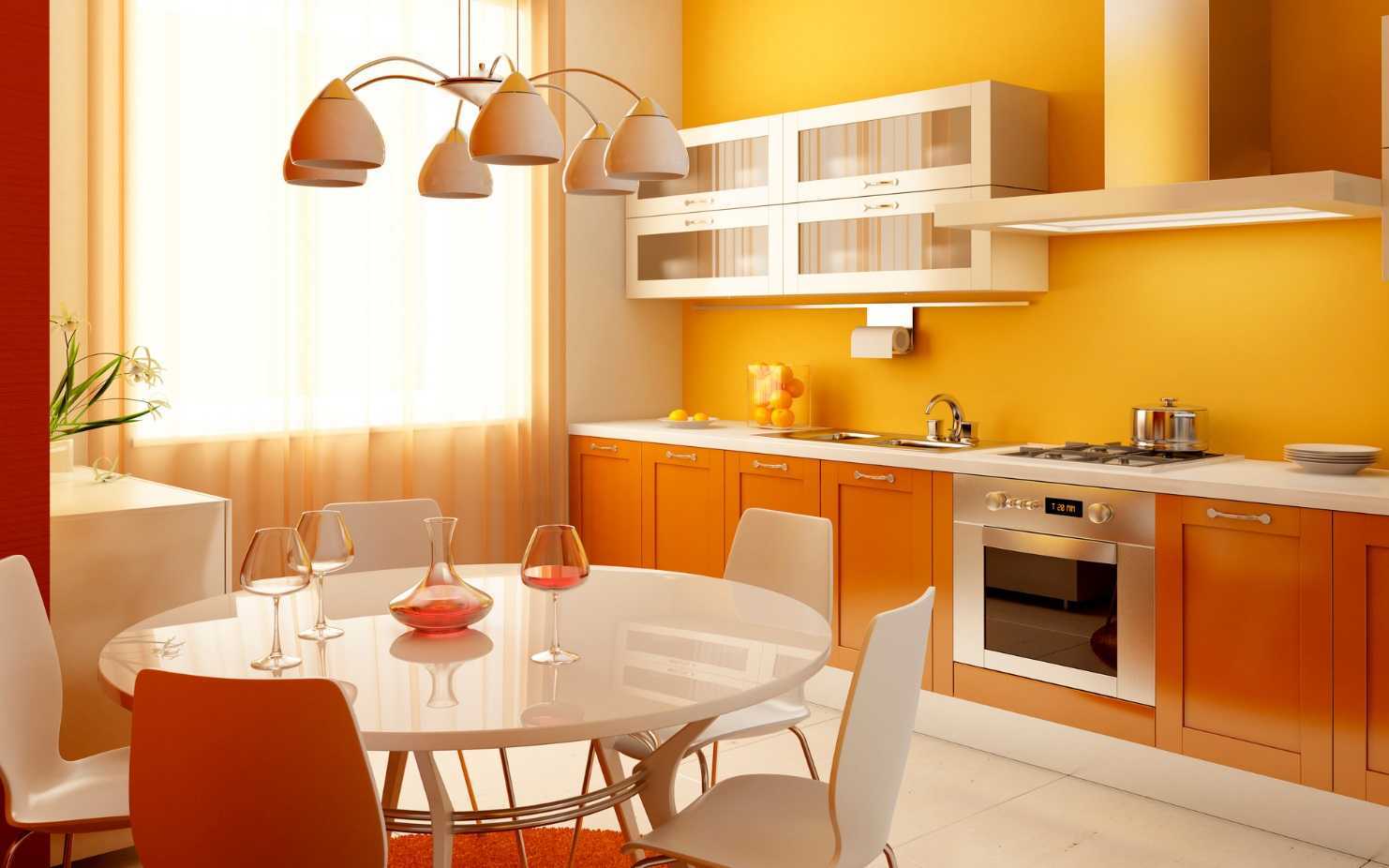 кухня выбор цвета интерьера