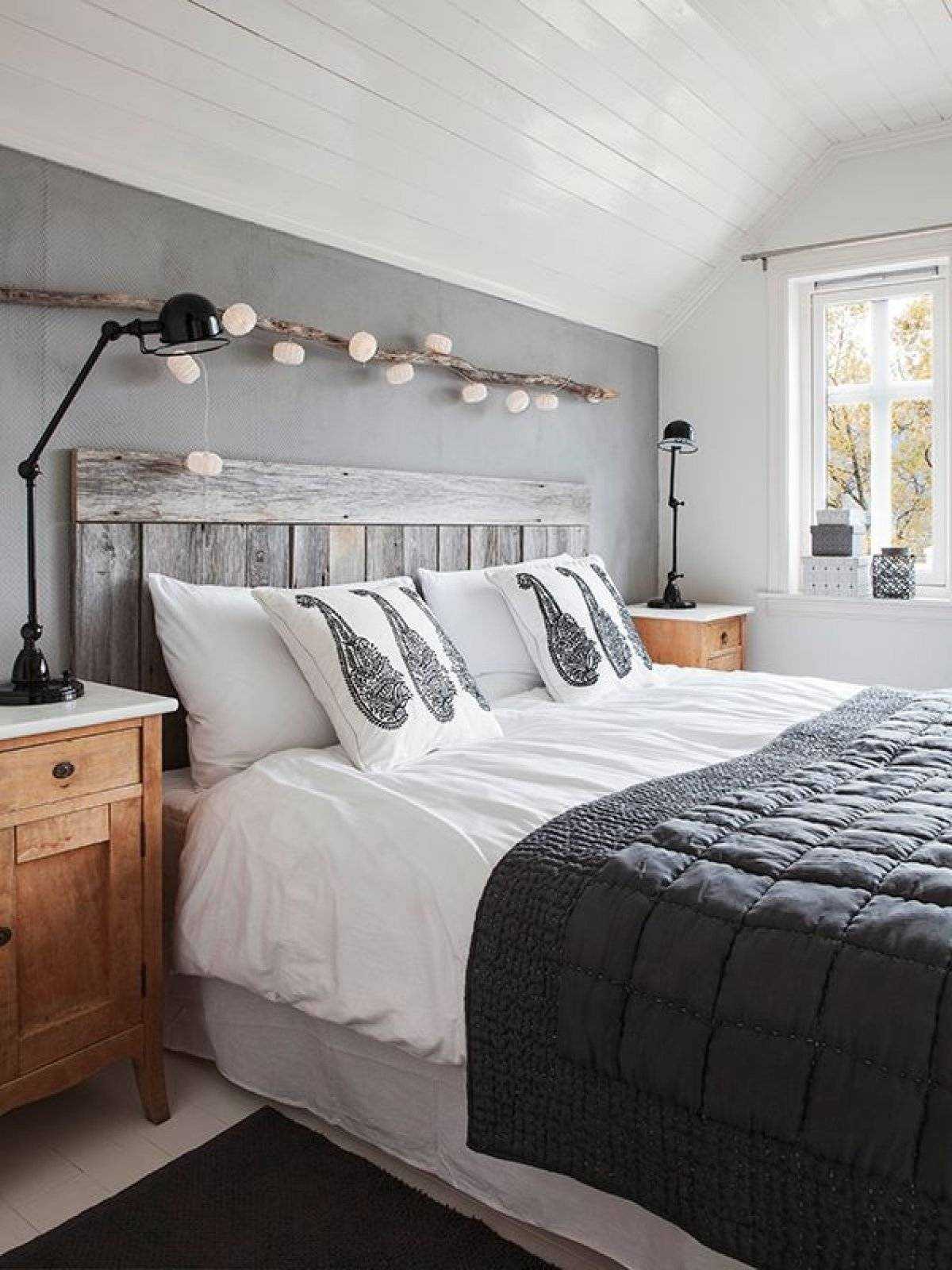Спальня в скандинавском стиле: дизайн интерьера - 25 фото