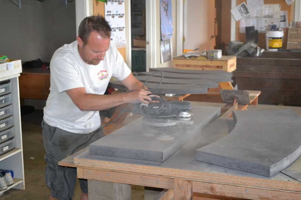 Столешницы из бетона своими руками - инструкция изготовления