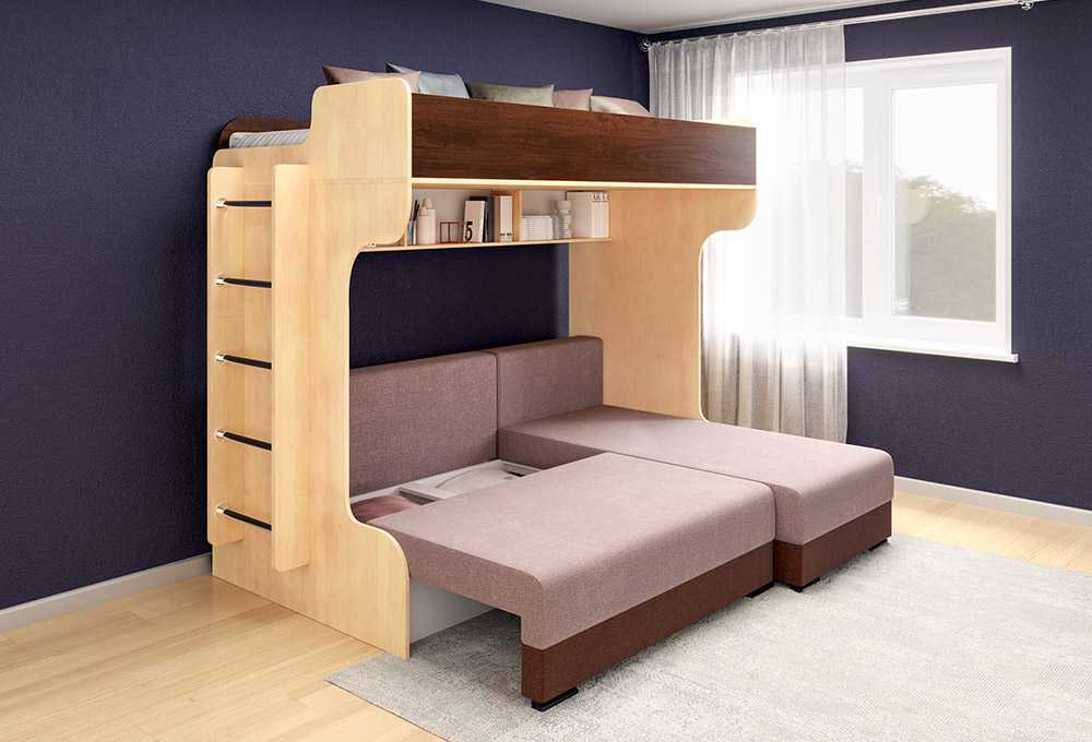 Конструкция кровати-чердака, разновидности и правила выбора