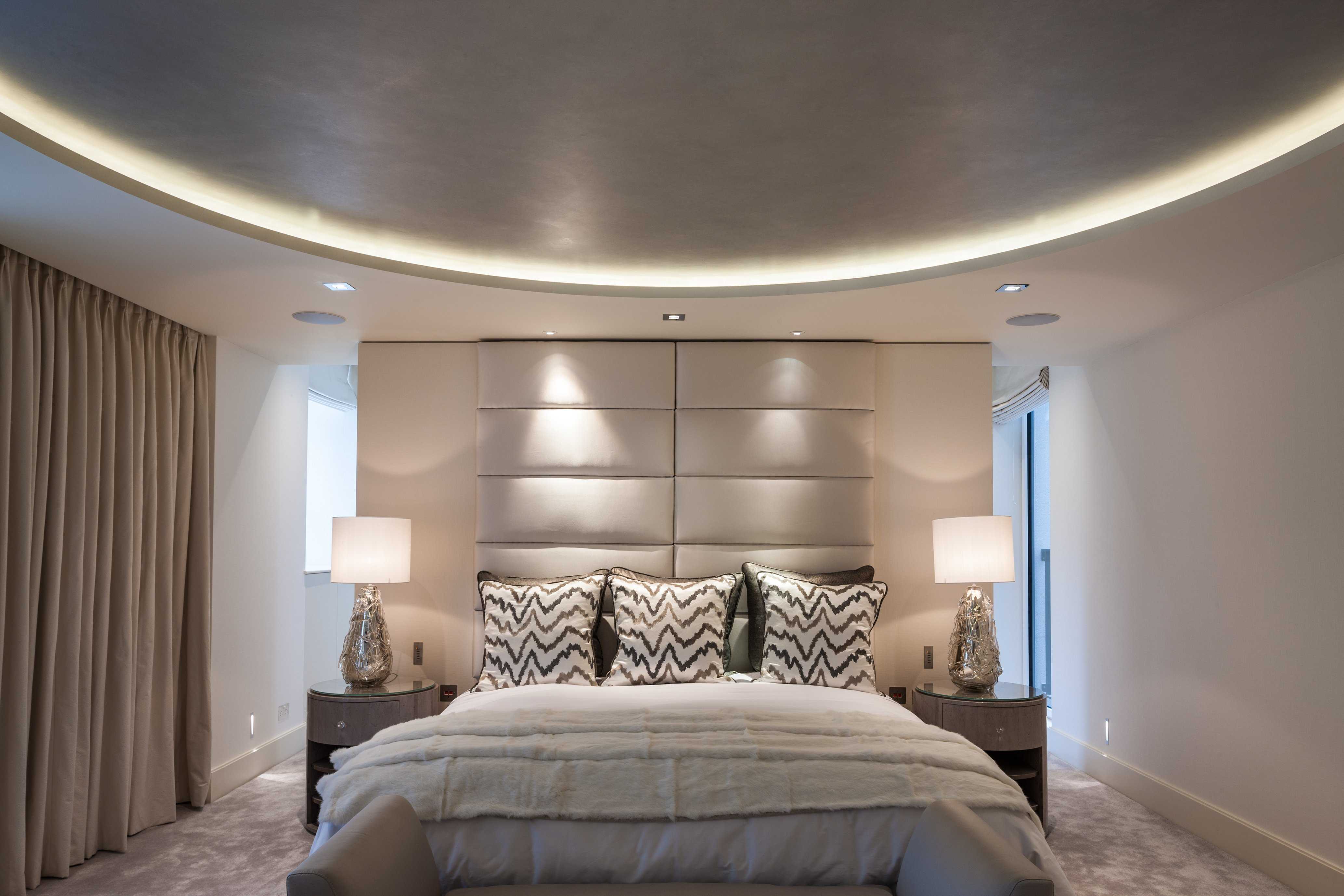 подвесной потолок дизайн для спальни