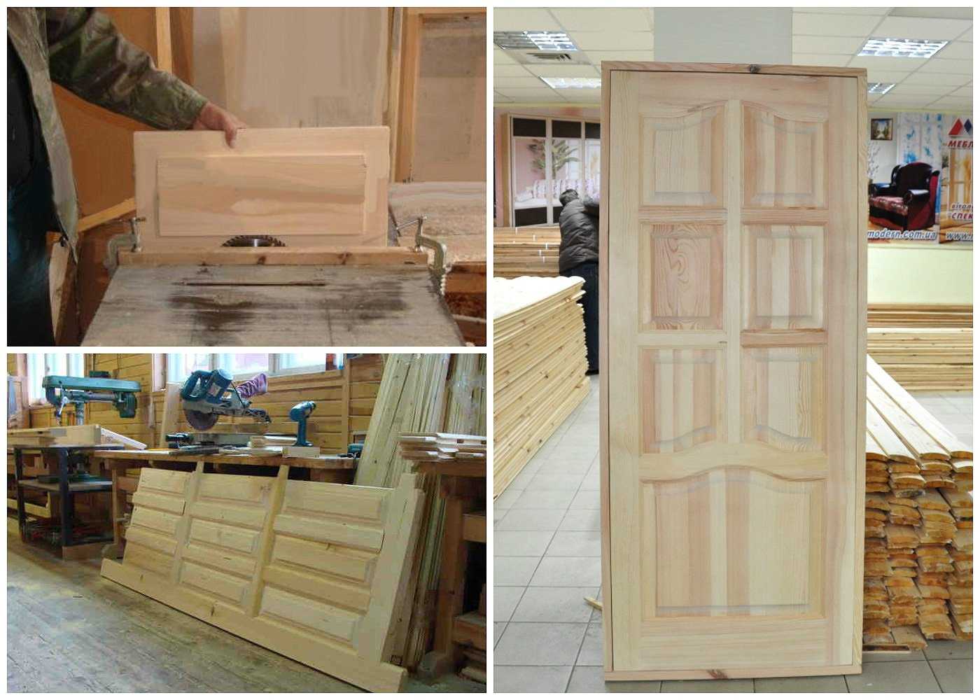 Изготовление деревянных дверей: технология и производство, как делают полотна и коробки своими руками