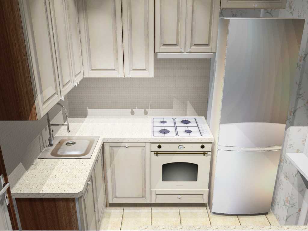 Дизайн маленькой кухни фото 6 кв м с фото
