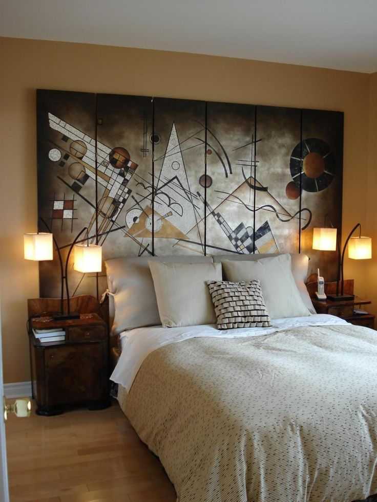 Декор стены в спальне: варианты декоративной отделки, примеры, как оформить красиво стены и потолок, можно ли ставить зеркало напротив кровати, и какое оформление допустимо над кроватью